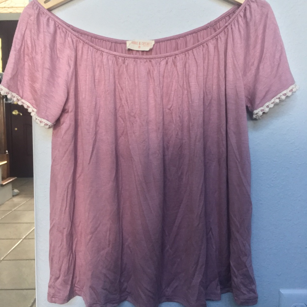 SALE❗️Pink Off The Shoulder Top